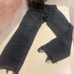 Women’s Black Distressed Jeans size Medium